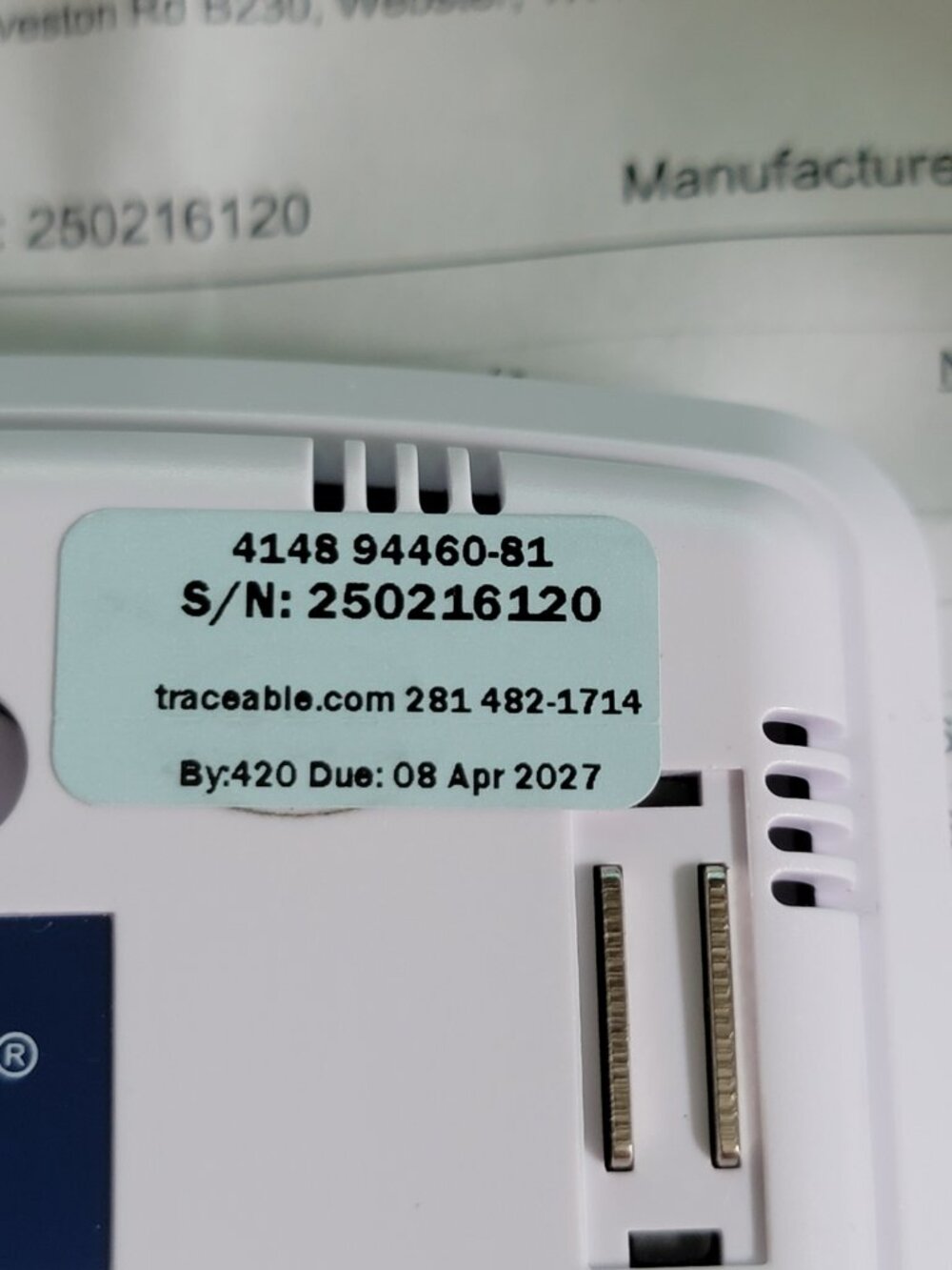 Traceable Jumbo Display Fridge/Freezer Digital Thermometer with Calibration New - Picture 2 of 7